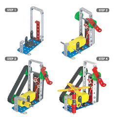 Zephyr Mechanix - Robotix 2 Motorized DIY Mechanical STEM Toy for Ages 8-99 Years