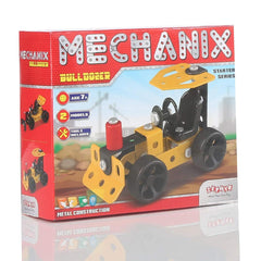 Zephyr Mechanix Beginner - Bulldozer Mechanical Construction Toy for Kids Ages 7-12 Years