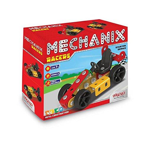 Zephyr Mechanix Beginner - Racers Mechanical Construction Toy for Kids Ages 7-12 Years